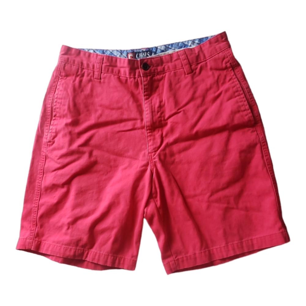 Chaps Red Mens Shorts 32